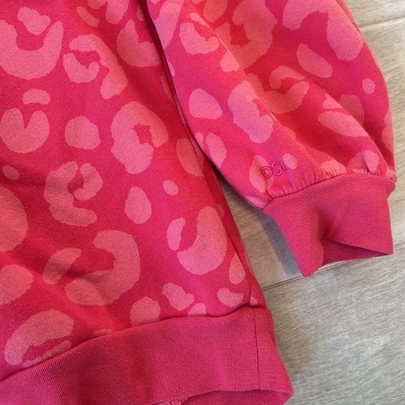 Girls DSG Leopard Print Sweater Pullover - M - Picture 3 of 7